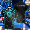Maxcorners Art Deco Geometric Sunburst Pool Multiple Options Personalized Name, Team Name 3D Shirt