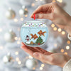 Maxcorners Fish Bowl Christmas Ornaments, Custom Acrylic Ornaments, Gift For Fisherman, Christmas Tree Decor