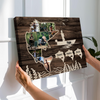 Maxcorners Custom Photo Canvas, Fishing Canvas Wall Art, Fishing Presents For Dad, Fishing Father's Day Gifts LM0101