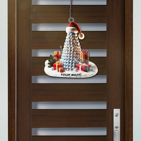 Maxcorners Golf Ball Christmas Tree Ornament, Golf Christmas Ornament, Acrylic Ornament, Golf Gift Idea