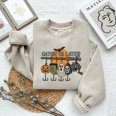 Maxcorners Halloween Catch Ya Later Fishing Shirt, Horror Movie Fans Gift, Scary Halloween Outfits, Halloween Gift