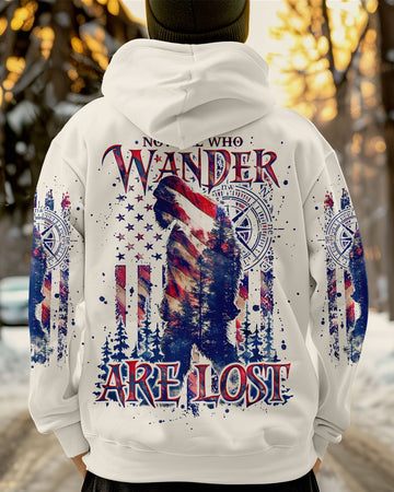 Maxcorners Not All Who Wander Are Lost Bigfoot All Over Print LM2101