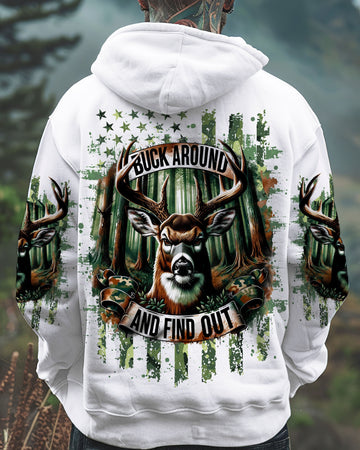 Maxcorners Buck Around And Find Out Deer Hunting All Over Print LM1601