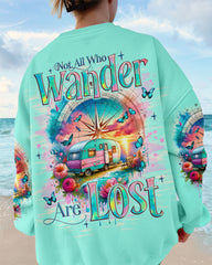 Maxcorners Not All Who Wander Are Lost Compass Glamper All Over Print LM2101