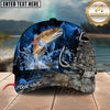 Maxcorners Fishing Splash Water Camo Personalized Name Classic 3D Cap (13 Breeds)
