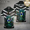 Maxcorners Billiards Shirt 8 Ball King Silver Chevron Royal Flame Cue Multioptions Personalized Name, Team Name Unisex 3D Shirt