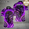Maxcorners Dartboard Fire Lion Flame Art Design Multi Options Personalized Name Team Name 3D Shirt