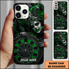 Maxcorners Gothic Queen Skull Dartboard Dark Rose Art Multicolor Options Personalized Name 3D Phonecase