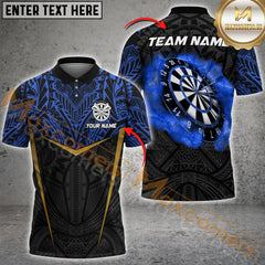 Maxcorners Darts Vortex Multicolor Customized Name, Team Name 3D Shirts