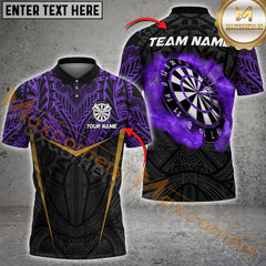 Maxcorners Darts Vortex Multicolor Customized Name, Team Name 3D Shirts