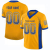 Maxcorners Custom Gold Royal-White Drift Fashion Football Jersey LM2605