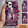 Maxcorners Buck Deer Hunter Forest Triangle Art Personalized Name 3D Phonecase