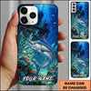 Maxcorners Fishing Deep Blue Coral Reef Customized Name 3D Cap