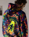 Maxcorners Bigfoot Ufo Swirl All Over Print LM1601