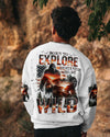 Maxcorners Born To Explore Destined To Be Wild Bigfoot All Over Print LM2101