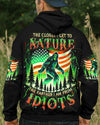 Maxcorners (Hot Deal) The Closer I Get To Nature Bigfoot All Over Print LM1601