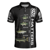 Maxcorners Funny Fishing Men 3D Polo