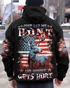 Maxcorners Just Let Me Hunt And Nobody Gets Hurt Hunting All Over Print LM1601