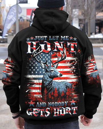 Maxcorners Just Let Me Hunt And Nobody Gets Hurt Hunting All Over Print LM1601