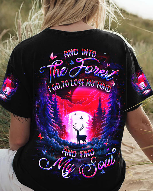 Maxcorners And Into The Forest I Go Deer All Over Print LM1501