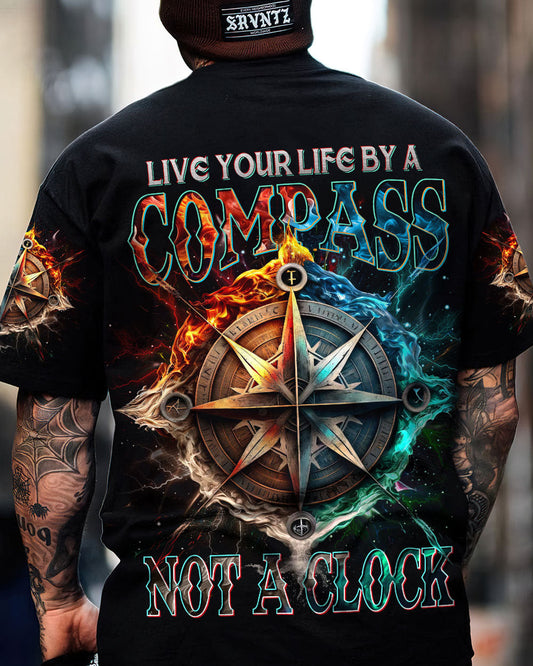 Maxcorners Live Your Life By Compass All Over Print LM2101