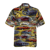 Maxcorners Retro Hot Rod 3D Hawaiian Shirt