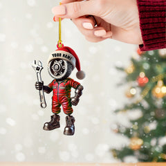 Maxcorners Mechanic, Home Decor, Christmas Ornament, Personalized Ornament 2D Flat LM2111