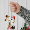 Maxcorners Custom Name Bowling Christmas Ornament, Bowling Christmas Gift 2D Flat LM2111