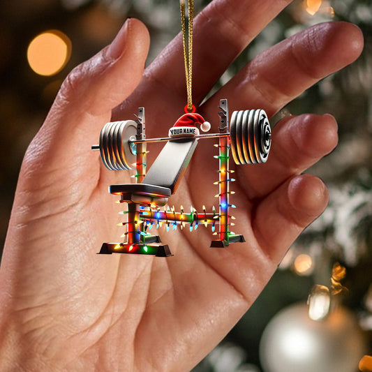 Maxcorners Stronger Home Decor Christmas Ornament, Personalized Ornament 2D Flat LM2211