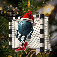 Maxcorners Goalkeeper Home Decor Christmas Ornament, Personalized Ornament 2D Flat LM2211