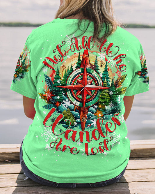 Maxcorners Not All Who Wander Are Lost Christmas All Over Print LM2101