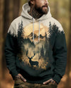 Maxcorners Deer Forest All Over Print LM1601