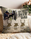 Maxcorners Personalized Life Is Deer With Dad Pillow LM1601
