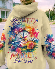 Maxcorners Not All Who Wander Are Lost Tie Dye All Over Print LM2101