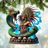 Maxcorners Custom Name Mexico Love Ornament, Christmas Gift for Mexican 2D Flat LM2111