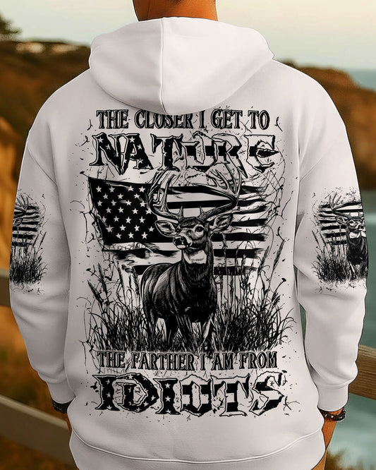 Maxcorners The Closer I Get To Nature Deer Hunting All Over Print LM1601