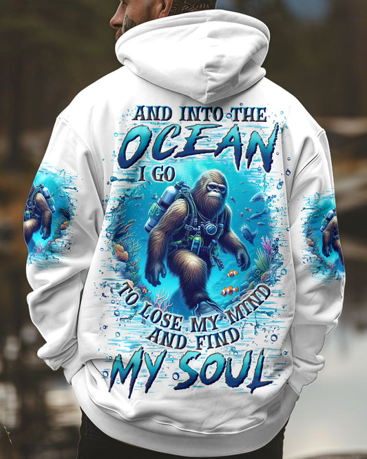 Maxcorners And Into The Ocean I Go Bigfoot All Over Print LM1601
