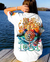 Maxcorners Not All Who Wander Are Lost Compass All Over Print LM2101