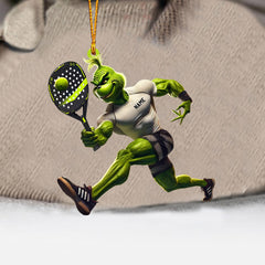 Maxcorners ELF Tennis Player Home Decor Christmas Ornament, Personalized Ornament 2D Flat LM2211