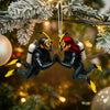 Maxcorners Diver, Home Decor, Christmas Ornament, Personalized Ornaments 2D Flat LM2111