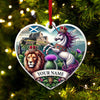 Maxcorners Custom Name Scotland Ornament, Christmas Gift for Scotland Lover 2D Flat LM2111