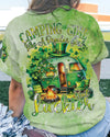 Maxcorners Camping Girl Patrick's Day All Over Print LM2101