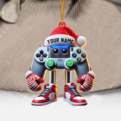 Maxcorners Game Lover Decor Christmas Ornament, Personalized Ornament 2D Flat LM2211