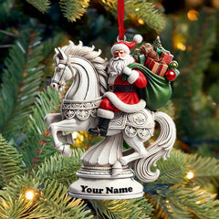 Maxcorners Chess Santa Christmas Ornament, Personalized Ornament 2D Flat LM2211
