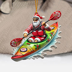 Maxcorners Kayak Christmas Home Decor Christmas Ornament, Personalized Ornament 2D Flat LM2211