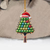 Maxcorners PickleBall Christmas Ornament, Personalized Ornaments 2D Flat LM2211