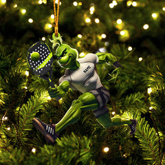 Maxcorners ELF Tennis Player Home Decor Christmas Ornament, Personalized Ornament 2D Flat LM2211