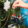 Maxcorners Diver Santa, Home Decor, Christmas Ornament, Personalized Ornament 2D Flat LM2111
