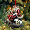 Maxcorners Billiard Christmas Ornament, Personalized Ornament 2D Flat LM2211