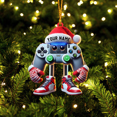 Maxcorners Game Lover Decor Christmas Ornament, Personalized Ornament 2D Flat LM2211